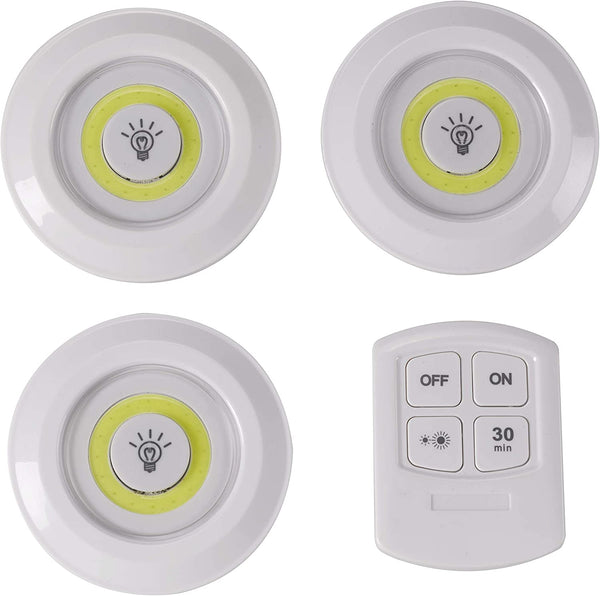 Round Socket 60L solar-powered acrylic light with controller, 3-pack, antique black, 3 brightness levels, timer – Keans