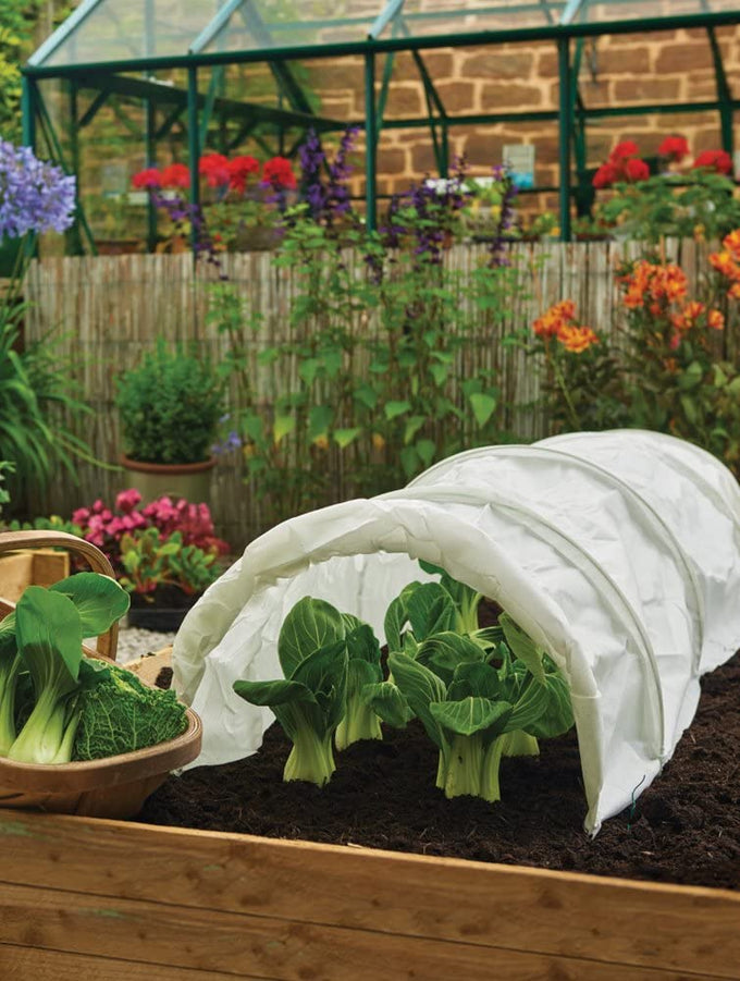 Grow It White Fleece Tunnel with PVC Cover for Plant Protection | Keans Claremorris