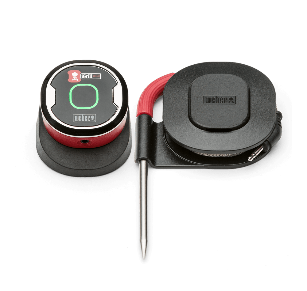 Weber iGrill Mini Bluetooth meat thermometer with app, magnetic mount, 150-hour battery – available at Kean’s Claremorris. –