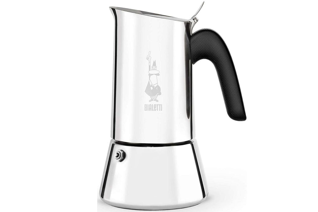 Bialetti 7255 Venus box Moka pot 0.3L, 6 Cup, Induction - Espresso Coffee Maker – Stainless Steel - Silver