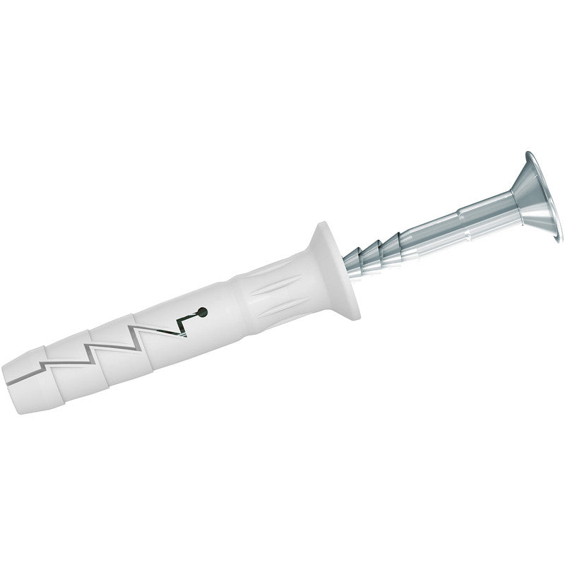 R-FX Countersunk Head Hammer-in Fixings 6x60mm nylon, pack of 10 for fast installation – Keans Claremorris