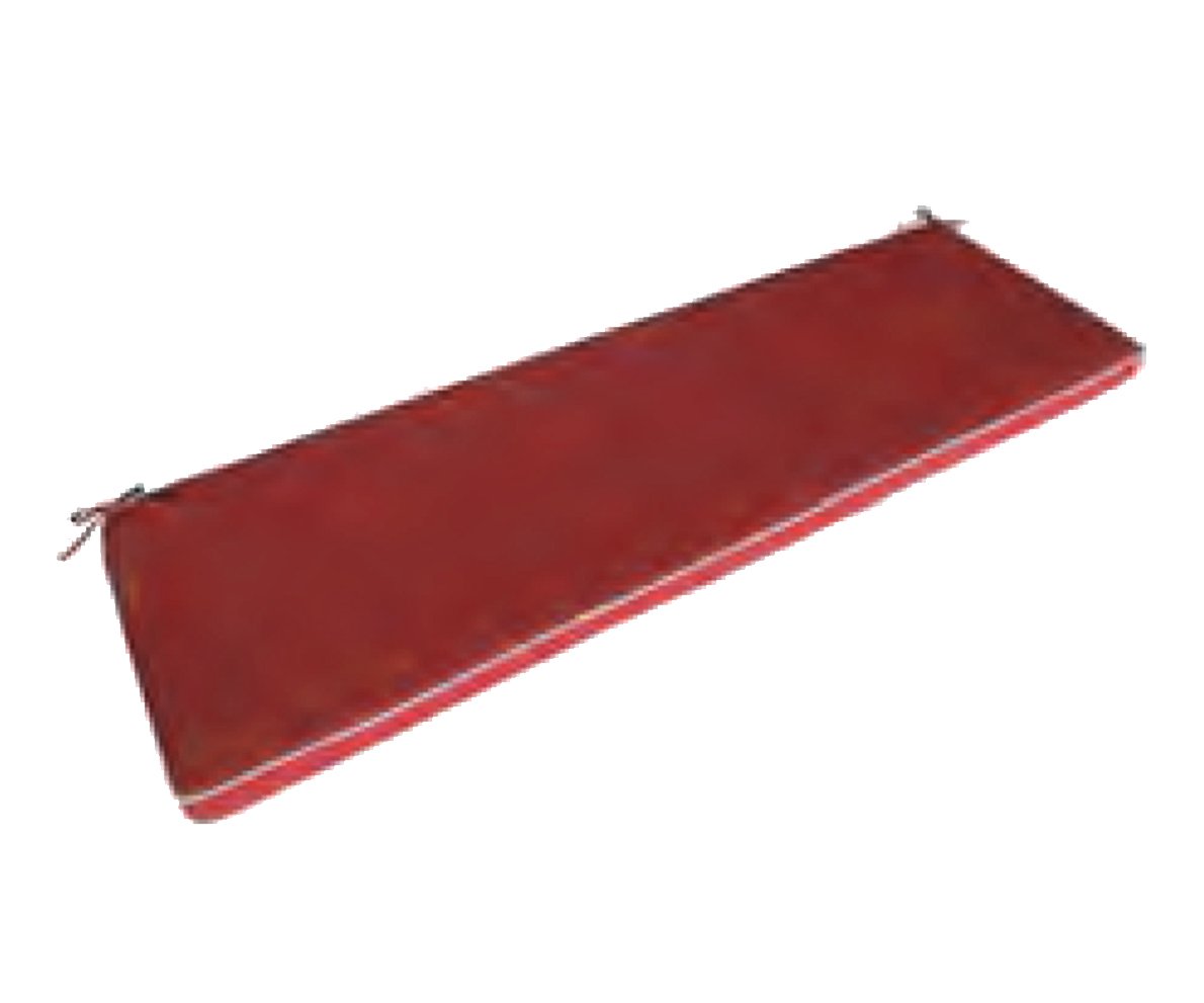 2 Seater Bench Cushion Red