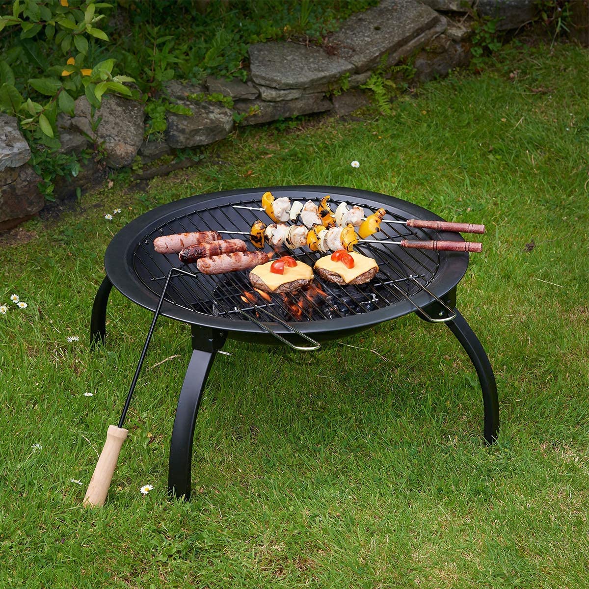 22" BBQ Grill and Firepit