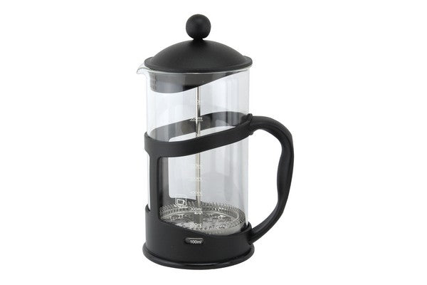 Coffee Plunger 1L with Black Poly Frame for Full Pot Brewing – Stylish and Durable | Keans Claremorris