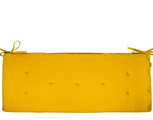 Tivoli bench cushion yellow - l150xw47xh2cm