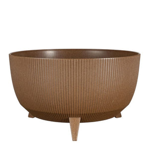 Doppio bowl on stand l. brown FSC Mix - h22xd47cm 