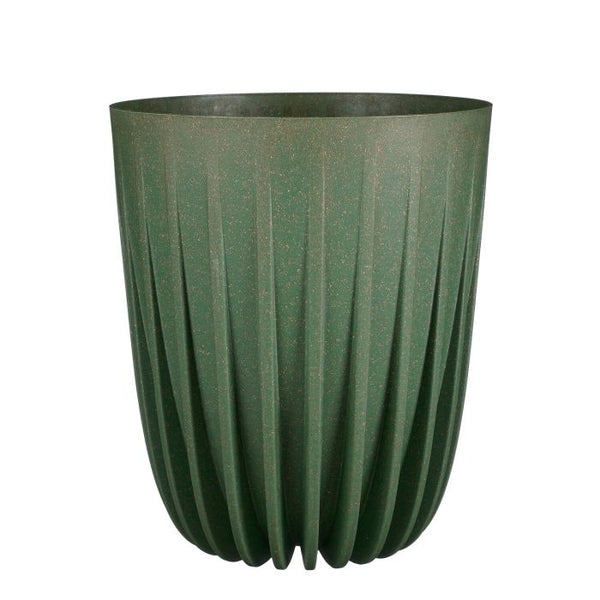 Lungo pot round green FSC Mix - h36xd30cm