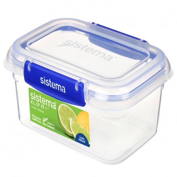 Sistema Rect 1L food storage containers, leak-proof, BPA-free, stackable, 6-pack – Keans Claremorris.