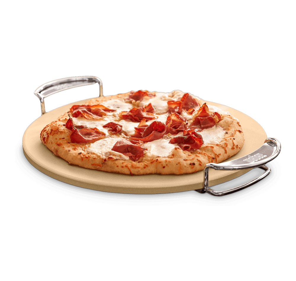Weber Gourmet BBQ System Pizza Stone, high-heat cordierite ceramic, GBS compatible, for authentic crispy pizza crusts –