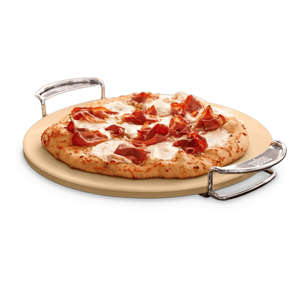 Weber Gourmet BBQ System Pizza Stone, high-heat cordierite ceramic, GBS compatible, for authentic crispy pizza crusts –
