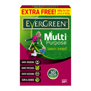Miracle-Gro Evergreen Multi Purpose lawn Seed 480g