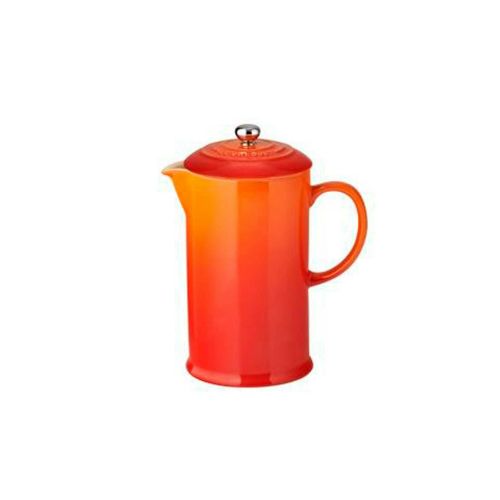 Le Creuset 1L Volcanic stoneware cafetière with stainless steel knob, durable, dishwasher safe, scratch-resistant – Keans