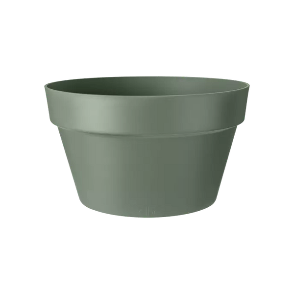 Loft Urban Bowl 35cm Pistachio Green planter with water reservoir, recycled plastic, 100% recyclable – Keans Claremorris