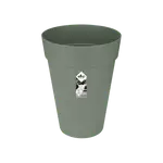 Loft Urban Round High 35cm Pistachio Green planter with water reservoir, recycled plastic, eco-friendly - Keans Claremorris