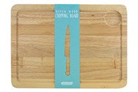 Meat Board 40x30cm natural wood, stain and odor resistant, durable for meat prep – Keans Claremorris