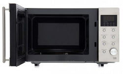 Sharp R28STM 23L Stainless Steel Microwave Oven, Compact and Durable - Available at Keans Claremorris