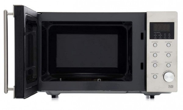 Sharp R28STM 23L Stainless Steel Microwave Oven, Compact and Durable - Available at Keans Claremorris