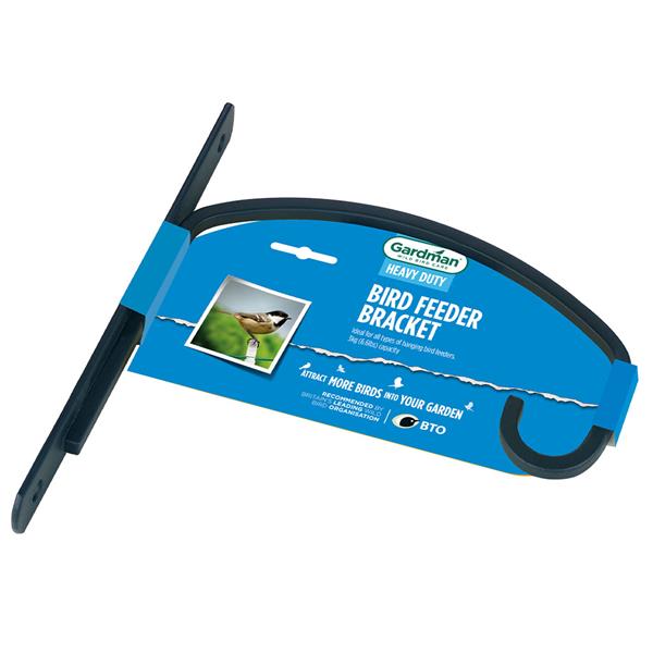Gardman Heavy Duty Bird Feeder Bracket, powder-coated steel, 18cm, for feeders, lanterns, wind chimes – Keans Claremorris