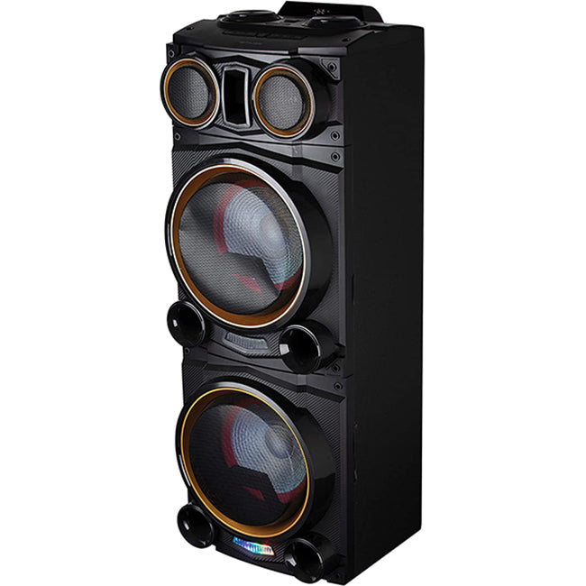 Akai A58123 VIBES Floorstanding LED Party Speaker with BT - Black