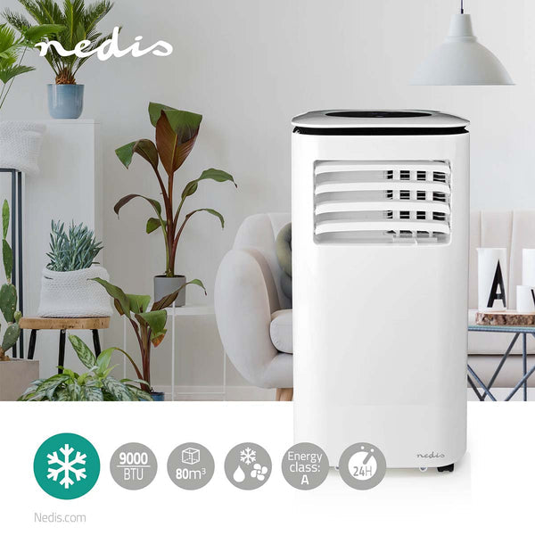 Nedis 9000 BTU Mobile Heating & Cooling Air Conditioner, portable climate control unit | Keans Claremorris