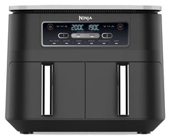 Ninja Foodi Dual Zone Air Fryer AF300UK, 7.6L, 2 drawers, 6 functions, digital controls – available at Kean’s Claremorris –