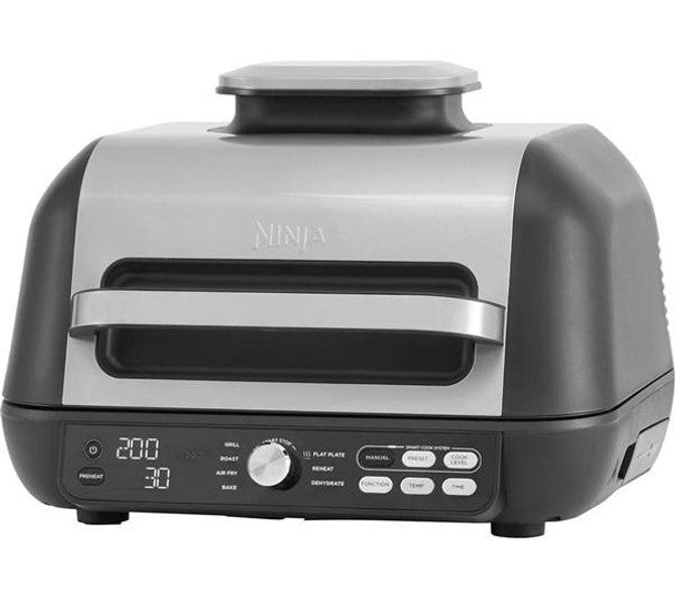 Ninja Foodi Max Pro 7-in-1 Grill & Air Fryer with Smart Cook Probe, Cyclonic Air, 2 Plates – Kean’s Claremorris – online at