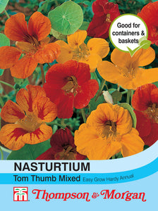 Nasturtium Tom Thumb Mixed F2-M5