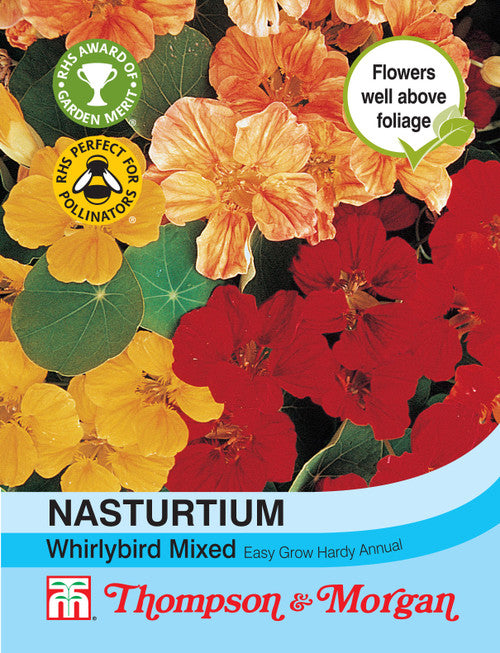 Nasturtium Whirlybird Mixed F2-M5