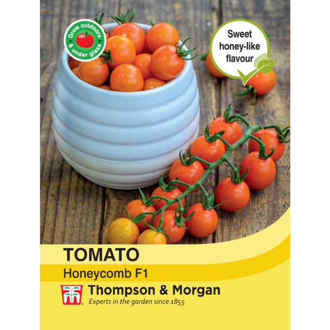 Tomato Honeycomb F1 extra-large golden cherry tomatoes, sweet juicy flavor, high yield, less splitting – Keans Claremorris