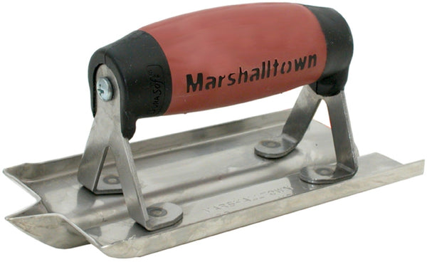 Marshalltown 180 Cement Groover 150x75mm stainless steel blade, Durasoft handle, sharp groove cutter - Keans Claremorris