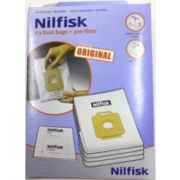 Nilfisk SDB Power Genuine Vacuum Bags Pack of 5 Microfibre Bags for Extreme & Allergy Range - Keans Claremorris