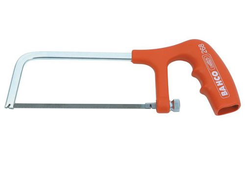 Bahco 268 Mini Hacksaw 150mm with ergonomic pistol-grip, zinc-plated frame, 32 TPI blade – available at Kean’s Claremorris.