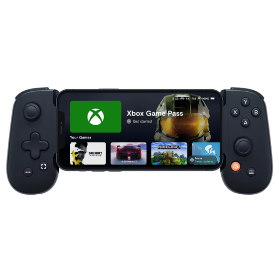 Backbone One for Xbox V2 mobile controller for iPhone with analog triggers, Bluetooth headset support, Xbox Game Pass -