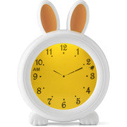 Alecto BC100BUNNY sleep trainer and alarm clock with adjustable night light, rechargeable, helps kids learn time - Keans