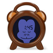 Alecto A003354  BC-100 MONKEY Sleep trainer, night light and alarm clock -  Brown