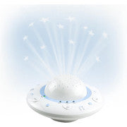 Alecto BC-125 Baby Starry Sky Projector with soothing music, 3 warm colors, voice-activated, battery-powered – Keans