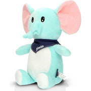 Alecto BC350 Cuddly Elephant plush with soothing sounds and night light, available at Keans Claremorris.