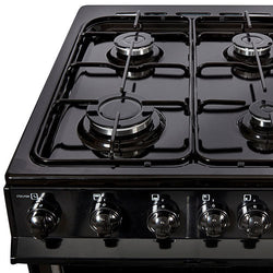 Nordmende 50cm LPG Twin Cavity Gas Cooker in Black – Compact, Efficient Cooking | Available at Keans Claremorris