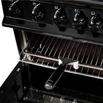 Load image into Gallery viewer, Nordmende 50cm LPG Twin Cavity Gas Cooker Black
