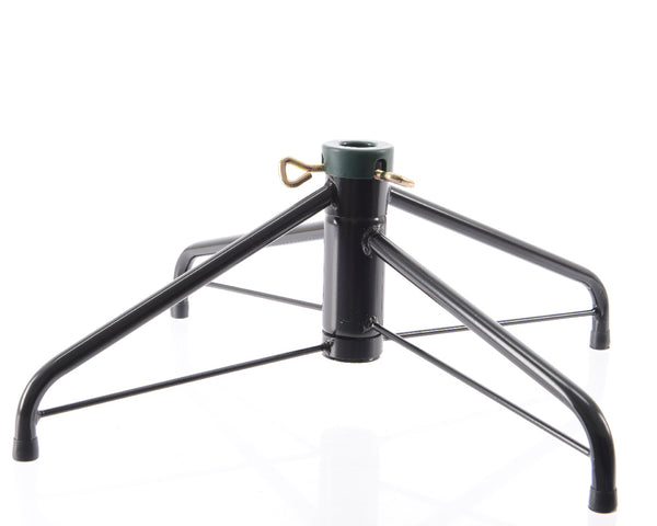 Metal Christmas tree stand for artificial trees up to 8ft, green finish, durable design – Keans Claremorris