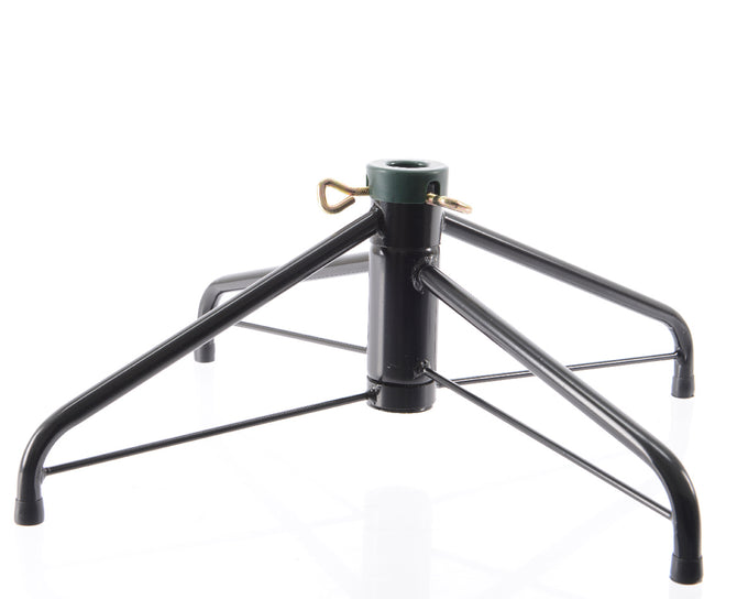 Metal Christmas tree stand for artificial trees up to 8ft, green finish, durable design – Keans Claremorris