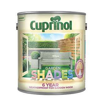 Cuprinol Garden Shades Willow 2.5L woodstain, matt finish, protects and colors garden wood, available at Keans Claremorris.