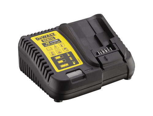 Dewalt DCB115 XR Multi-Voltage Charger charges 10.8V-18V batteries fast with LED indicator, compact, wall-mountable – Keans