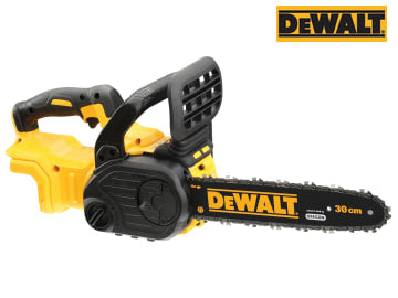 Dewalt XR Brushless 18V Chainsaw 30cm bar, lightweight 3.3kg, variable speed, auto oiling – Keans Claremorris