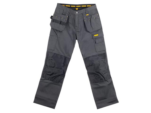 Dewalt Holster Ripstop Pocket Black Trousers with reinforced knee pads, holster pockets, YKK zip – Keans Claremorris