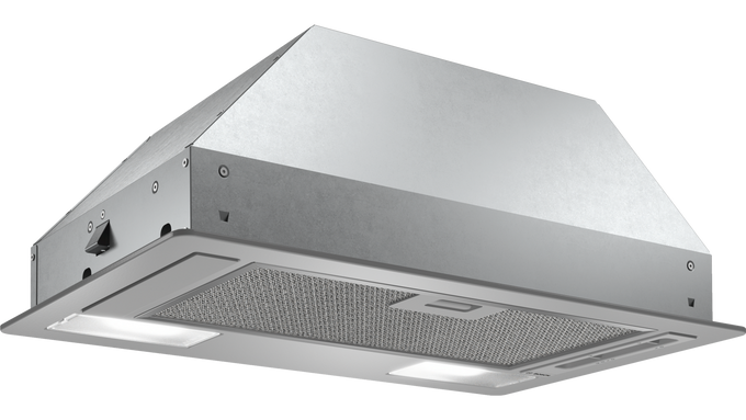 Bosch Serie 2 DLN53AA70B 55cm silver canopy cooker hood, 300m³/h, LED lights, 3 fan speeds – Keans Claremorris