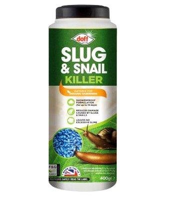Doff Organic Slug and Snail Killer 400g, ferric phosphate pellets, organic, safe for pets, Keans Claremorris.