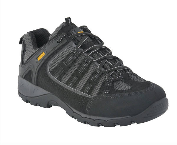 Dewalt Jointer Safety Trainer with steel toe cap, mesh upper, anti-bacterial insole, heat resistant, from Keans Claremorris.