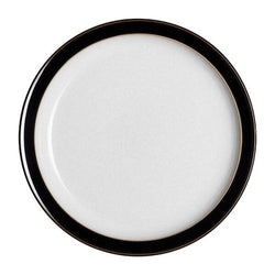 Denby Elements Black Small Plate 17.5cm, durable matte stoneware, oven and dishwasher safe – available at Keans Claremorris