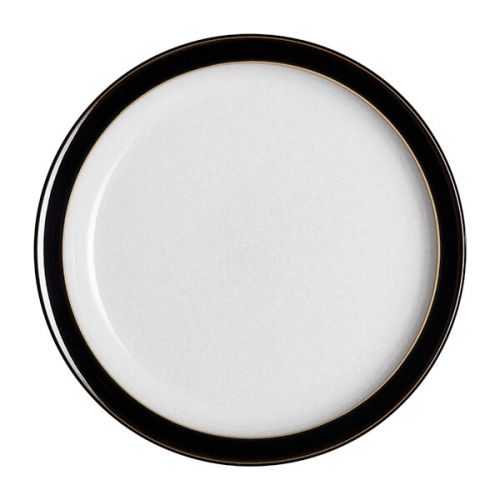Denby Elements Black Small Plate 17.5cm, durable matte stoneware, oven and dishwasher safe – available at Keans Claremorris
